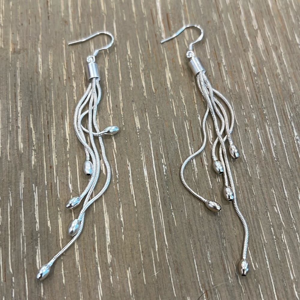 Vintage sterling silver dangle earrings